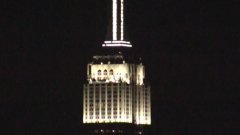 Empire State building LED light show