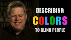 Describing colors to blind people