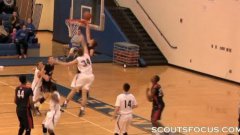 One handed Zach Hodskins is amazing at basketball