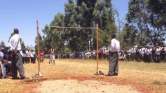 Kenya high jump at high school