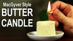 How To Make a Butter Candle