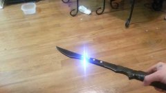 DIY taser sword