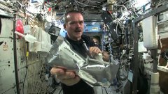 Wringing out water on the ISS