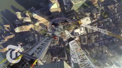 One world trade center: spire time lapse video