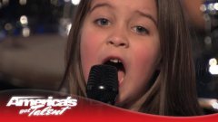 Six year old girl screaming heavy metal “Zombie skin” on America’s Got Talent