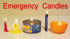 How to Make 5 Emergency Candles