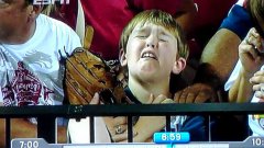 TV Viewer Hilariously Narrates As Boy Is Hit By Home Run Ball