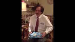 Uncle Henry gets surprised on Christmas
