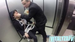 Russian Hitman Holding Hostage In Elevator Prank