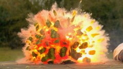 Melon explosion in super slow motion