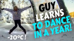 Guy learns to dance in a year