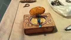 Gorgeous Swiss Toy Music Box from 1800's