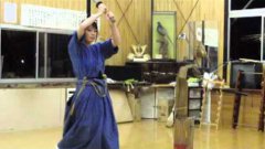 Japanese Girl Katana Sword Wielding