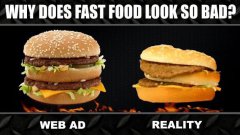 Fast Food ADS vs. REALITY Experimen