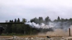 Tank Cannon Firing In Super Slow Motion