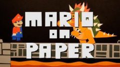 Mario Animation Made Entirely Of Paper
